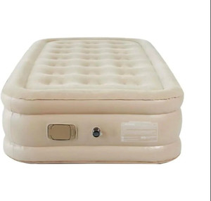 anshi inflatable blow up air bed mattress sofa with pump pillow  storage bag pu leatherette 2 seater inflatable sofa