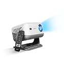 Ant Esports 711 Ai Projector|AI-Enabled Home Projector, 1080p Native, 4K Decoding, Smart OS, WiFi, 15000 Lumens, Indian OTT (Prime, Hotstar, Zee5, SonyLIV) Portable Home Cinema, Voice Remote