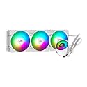 Ant Esports ICE-360 360mm Addressable RGB 2600 RPM AIO I CPU Liquid Cooler - White I Support Intel - LGA115X/1200/1700/1366/2011/2066 &amp; AMD - FM1/FM2/AM2//AM2+/AM3/AM3+/AM4/AM5
