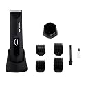 Ant Esports MGK1950 Body Hair Trimmer for Private Parts/Pubic/Groin, Body Shavers for Men w/Light &amp; LED Display, Waterproof IPX7,Male Hygiene Grooming Razor with USB Recharge Dock, Ceramic Blade Head