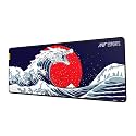 Ant Esports Snow Dragon Unique Mouse Pad Gaming Mouse Pad Extended Mouse Mat for Mouse Keyboard with Stitched Edges Waterproof Non-Slip Base Mousepads for Office Home Shop Gaming Extra Large_Blue