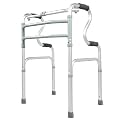 AGEasy (Max Group) Foldable Step Walker for Seniors | Lightweight, Height-Adjustable Walking Aid | Sturdy Aluminium Frame with Anti-Slip Rubber Tips for Enhanced Stability | Supports up to 100 KG