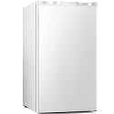 Antarctic Star Mini Compact Refrigerator with Freezer, 3.2 Cu.Ft. Single Door with Adjustable Thermostat,Removable Glass Shelves for Apartment/Dorm/Office,WHITE
