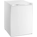 Antarctic Star 2.1 Cu.Ft Upright Freezer, Ultra-Compact Mini Freezer with Reversible Door, 7-Temp Control, Removable Shelves, Stainless Steel for Dorm, Home, Office, White