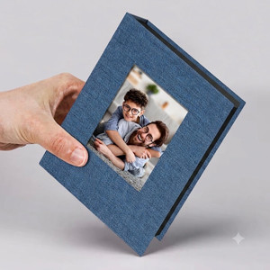 antares self adhesive photo album 50 pockets hardcover memory book blue album