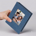 Antares Self Adhesive Photo Album 50 Pockets Hardcover Memory Book (Blue) Album