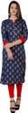 ANTARMANA Women Printed Floral Print A-line Kurta