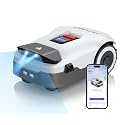 ANTHBOT Genie600 Robot Lawn Mower - NO Wire, Full Band RTK+4-Eye Vision Robotic Lawnmower for 1/4 Acre, Auto Mapping, Multi-Zone Management, Accurate Obstacle Avoidance, Intelligent Path Planning
