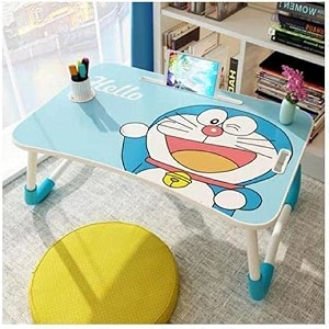 nilkar study table bed table premium laptop tablefoldable and portable woodenwriting desk for officehomeschool square uk