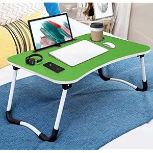 nilkar study table bed table premium laptop tablefoldable and portable woodenwriting desk for officehomeschool abs uk