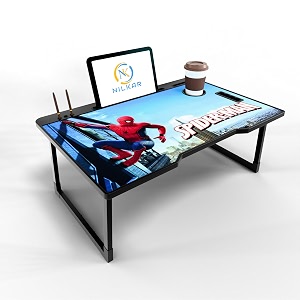 nilkar study table bed table premium laptop tablefoldable and portable woodenwriting desk for officehomeschool abs sp