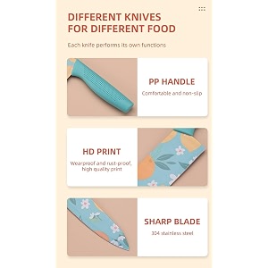 set of 3 stainless steel kitchen knife set  high-carbon stainless steel kitchen knife vegetable knife chef knife sharp edge cutting chef knifes for chopping vegetables fruits sky