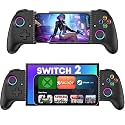 【Anti-Drift & Fast-Connect】Wireless Gaming Controller for iPhone/Android, Hall Joystick&Trigger Bluetooth Phone Controller, Handheld Game Console Quality - For Cloud Gaming,Genshin Impact,Roblox,Call of Duty