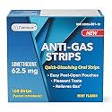 Anti Gas Relief 100 Strips | Mint Flavor Oral Dissolvable Anti Bloating Relief Strips | Rapid Gas Relief for Adults | Effective Bloating Relief for Women | Simethicone Anti Bloating for Women