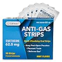 Anti Gas Relief 30 Strips | Mint Flavor Oral Dissolvable Anti Bloating Relief Strips | Rapid Gas Relief for Adults | Effective Bloating Relief for Women | Simethicone Anti Bloating for Women