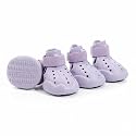 Anti Skid Paw Protector Dog Boots for Hot Summer for Maltese | Waterproof Eva Pet Shoes Anti-Slip | Soft &amp; Lightweight Dog Footwear - Size 6 - Purple
