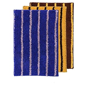 anti skid door mats bath mats for home and bathroom 3 multi 4 51x82 cm