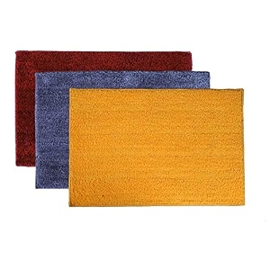anti skid door mats bath mats for home and bathroom 3 multi 1 46x72 cm