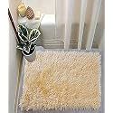 Anti Skid Washable Door Mats Bath Mats for Home, Office and Bathroom (18 x 28, Beige)