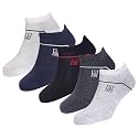 Anti-Slip Men & Women Cotton Invisible No show Cotton Loafer Socks with anti slip silicon grip (Multi-colour Pack of 5)