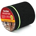 Anti Slip Tape with Glow in The Dark Stripe 6Inch x 40FT Best Grip Non Slip Strips Tape High Traction Abrasive Adhesive for Stairs Step