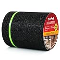 Anti Slip Tape with Glow in The Dark Stripe 6Inch x 20FT Best Grip Non Slip Strips Tape High Traction Abrasive Adhesive for Step