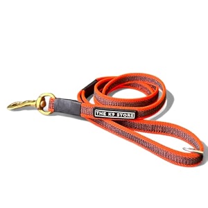 anti-slippery dog training leash belt for dogs walk - world class trainers choice dog leash in 5 10 15 amp 20 feet length- long leash for dogs dog leash in 5 colors orange 15 feet