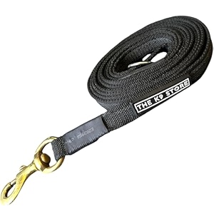 anti-slippery dog training leash belt for dogs walk - world class trainers choice dog leash in 5 10 15 amp 20 feet length- long leash for dogs dog leash in 5 colors black 10 feet
