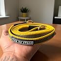 Anti-Slippery Dog Training Leash, Belt for Dogs Walk - World Class Trainers Choice Dog Leash in 5, 10, 15 &amp; 20 Feet Length- Long Leash for Dogs, in Many Colors (Yellow, 10 Feet)