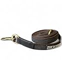 Anti-Slippery Dog Training Leash, Belt for Dogs Walk - World Class Trainers Choice Dog Leash in 5, 10, 15 &amp; 20 Feet Length- Long Leash for Dogs, Dog Leash in 5 Colors (Brown, 10 Feet)