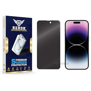 anti-spy privacy tempered glass screen protector for iphone 14 pro pack of 1  hd clarity edge-to-edge coverage scratch resistant case friendly with easy installation kit