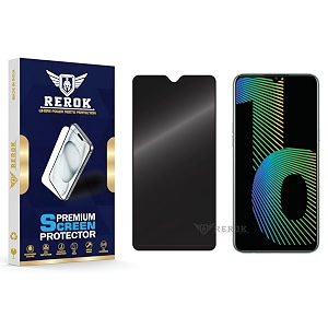 anti-spy privacy tempered glass screen protector compatible with realme narzo 10 pack of 1  edge-to-edge 9h hardness case friendly easy installation kit