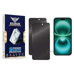 anti-spy privacy tempered glass screen protector for iphone 16 plus pack of 2  hd clarity edge-to-edge coverage scratch resistant case friendly with easy installation kit