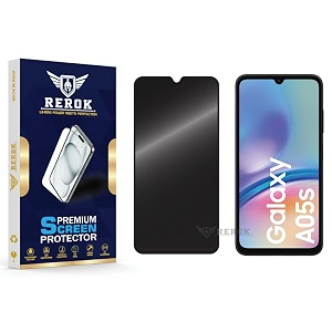 anti-spy privacy tempered glass screen protector compatible with samsung galaxy a05s pack of 1  edge-to-edge 9h hardness case friendly easy installation kit