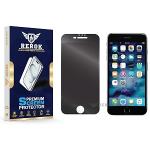 anti-spy privacy tempered glass screen protector for iphone 7 plus pack of 1  hd clarity edge-to-edge coverage scratch resistant case friendly with easy installation kit