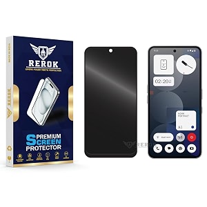 anti-spy privacy tempered glass screen protector compatible with nothing phone 3a pro pack of 1  edge-to-edge 9h hardness case friendly easy installation kit