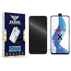 anti-spy privacy tempered glass screen protector compatible with realme x pack of 1  edge-to-edge 9h hardness case friendly easy installation kit