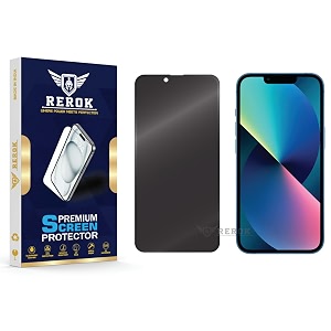 anti-spy privacy tempered glass screen protector for iphone 13 pack of 1  hd clarity edge-to-edge coverage scratch resistant case friendly with easy installation kit