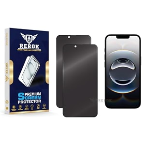 anti-spy privacy tempered glass screen protector for iphone 16e pack of 2  hd clarity edge-to-edge coverage scratch resistant case friendly with easy installation kit