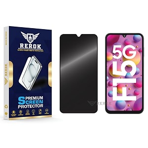 anti-spy privacy tempered glass screen protector compatible with samsung galaxy f15 5g pack of 1  edge-to-edge 9h hardness case friendly easy installation kit