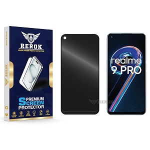 anti-spy privacy tempered glass screen protector compatible with realme 9 pro pack of 1  edge-to-edge 9h hardness case friendly easy installation kit