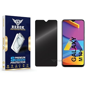 anti-spy privacy tempered glass screen protector compatible with samsung galaxy m10s pack of 1  edge-to-edge 9h hardness case friendly easy installation kit