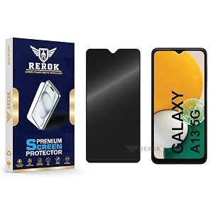 anti-spy privacy tempered glass screen protector compatible with samsung galaxy a13 5g pack of 1  edge-to-edge 9h hardness case friendly easy installation kit
