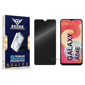 anti-spy privacy tempered glass screen protector compatible with samsung galaxy a04e pack of 1  edge-to-edge 9h hardness case friendly easy installation kit