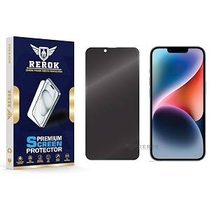 anti-spy privacy tempered glass screen protector for iphone 14 pack of 1  hd clarity edge-to-edge coverage scratch resistant case friendly with easy installation kit
