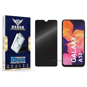 anti-spy privacy tempered glass screen protector compatible with samsung galaxy a10 pack of 1  edge-to-edge 9h hardness case friendly easy installation kit