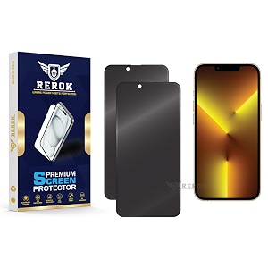 anti-spy privacy tempered glass screen protector for iphone 13 pro pack of 2  hd clarity edge-to-edge coverage scratch resistant case friendly with easy installation kit