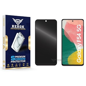 anti-spy privacy tempered glass screen protector compatible with samsung galaxy f54 5g pack of 1  edge-to-edge 9h hardness case friendly easy installation kit