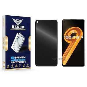 anti-spy privacy tempered glass screen protector compatible with realme 9 4g pack of 1  edge-to-edge 9h hardness case friendly easy installation kit
