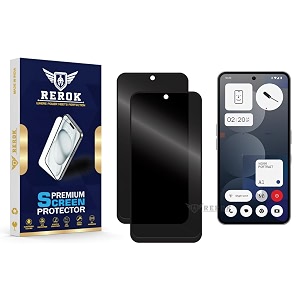 anti-spy privacy tempered glass screen protector compatible with nothing phone 3a pro pack of 2  edge-to-edge 9h hardness case friendly easy installation kit